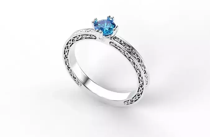 Ornament ring for milling