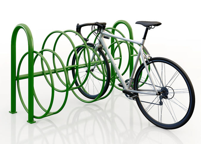 Bike rack 3d model 1 3D model