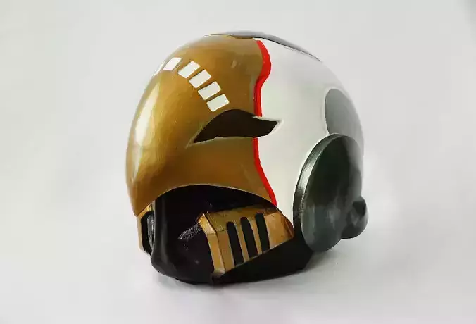 Celestial NIghthawk helmet from Destiny high resolution 3D print model