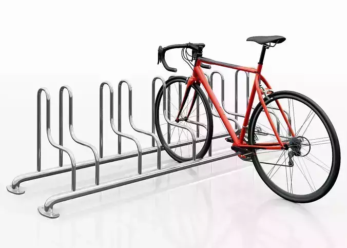 Bike rack 3d model 3 3D model