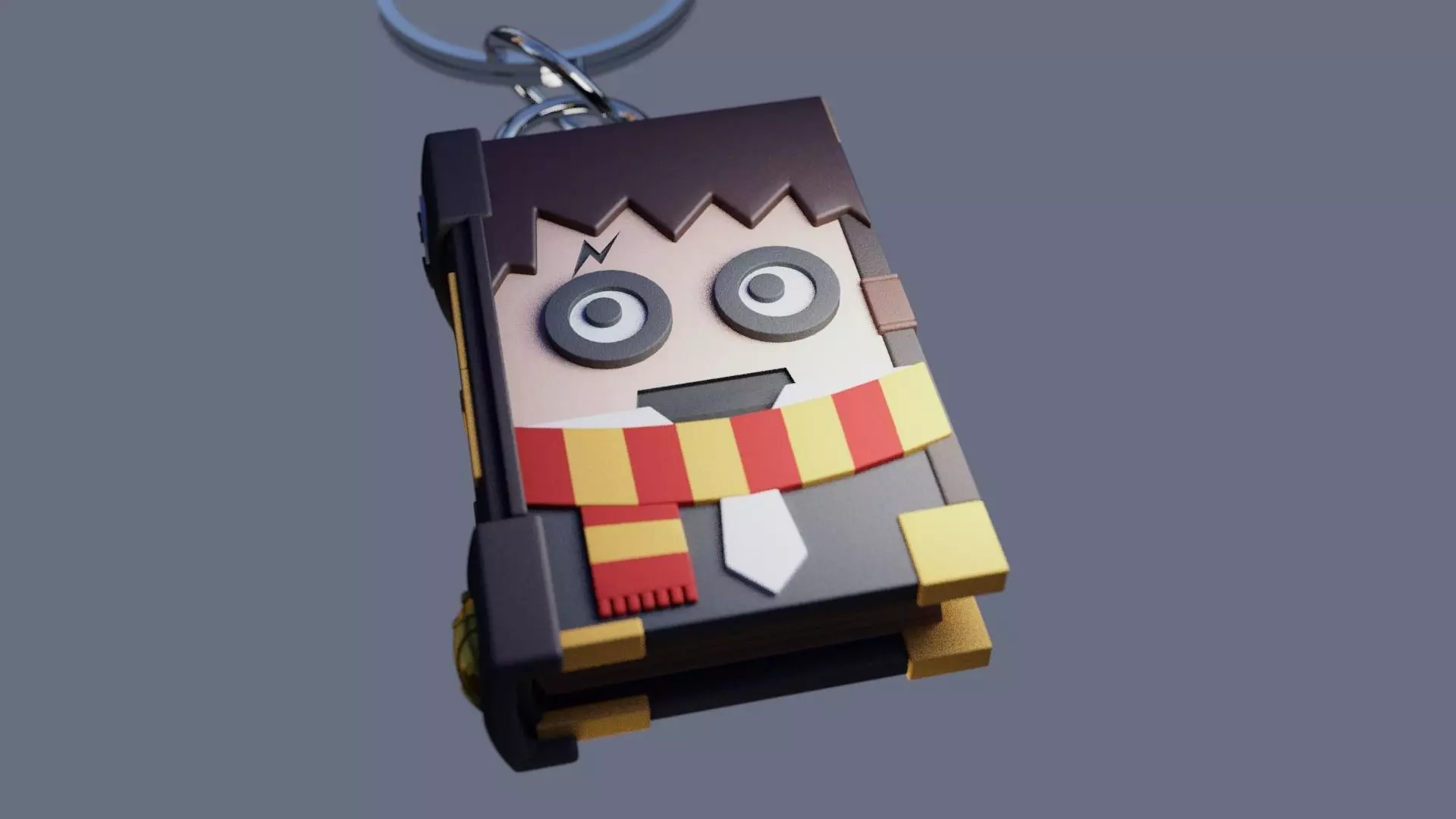 Harry Potter Keychain 3D print model_0