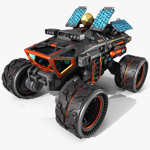 Exoplanets Rover 3D model
