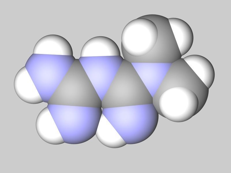 Collection of anti-obesity drug molecules 3D model_9