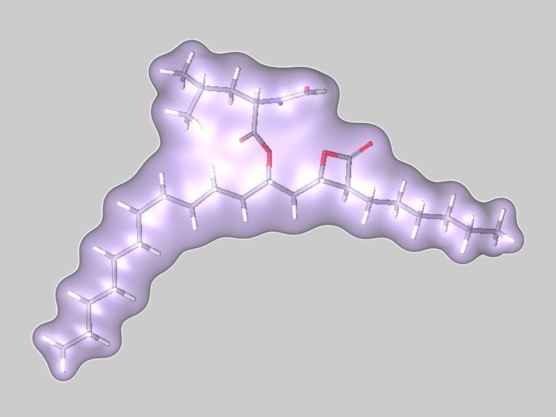 Collection of anti-obesity drug molecules 3D model_10