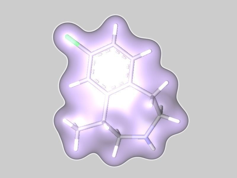 Collection of anti-obesity drug molecules 3D model_2
