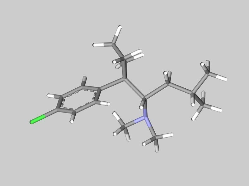 Collection of anti-obesity drug molecules 3D model_15