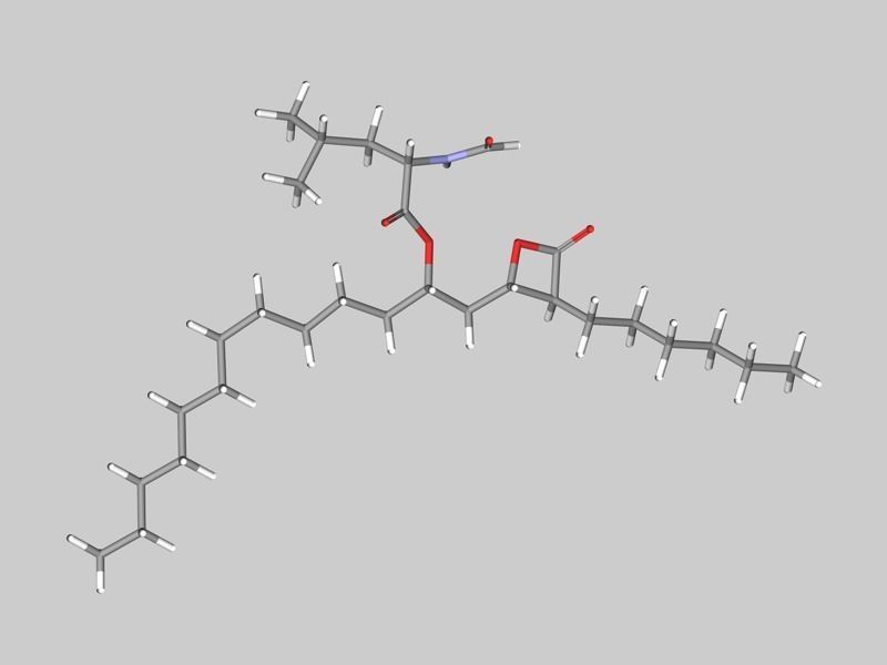 Collection of anti-obesity drug molecules 3D model_11