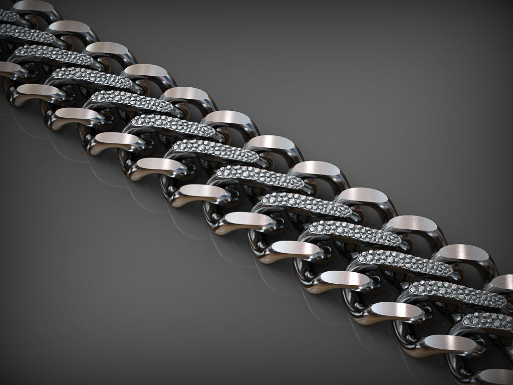 Chain link 144 3D print model_2