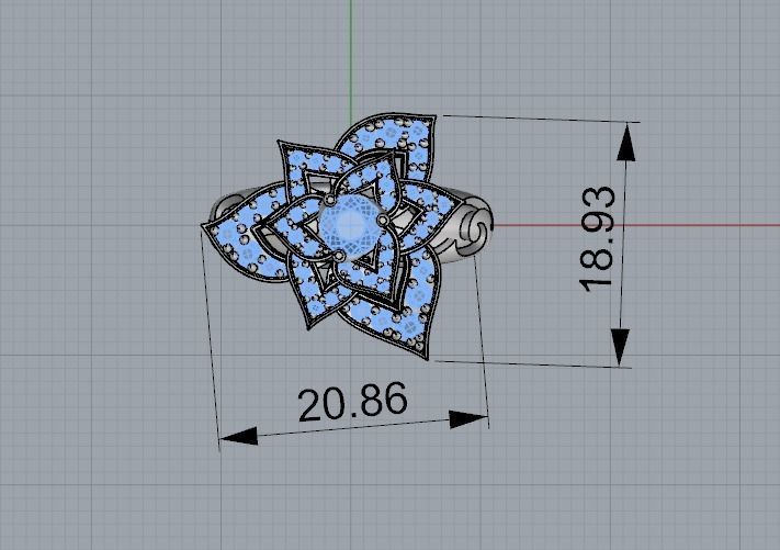 RINGS J005 3D print model_10