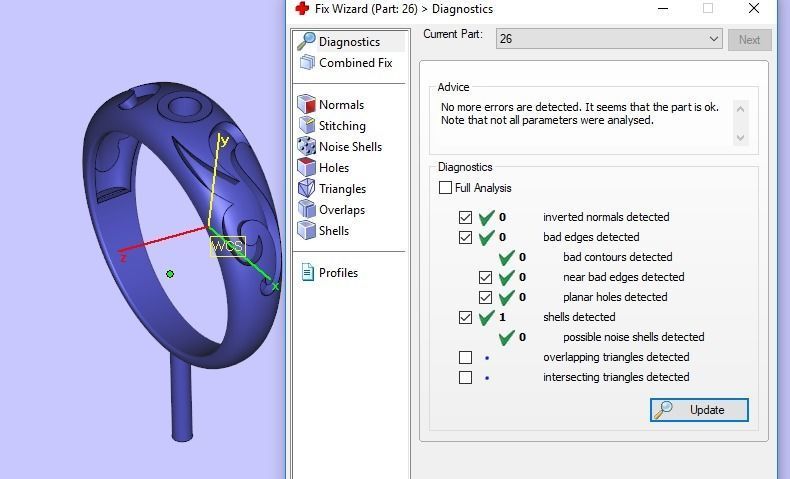 RINGS J005 3D print model_9