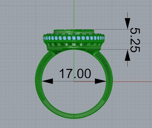 RINGS N J007 3D print model_7