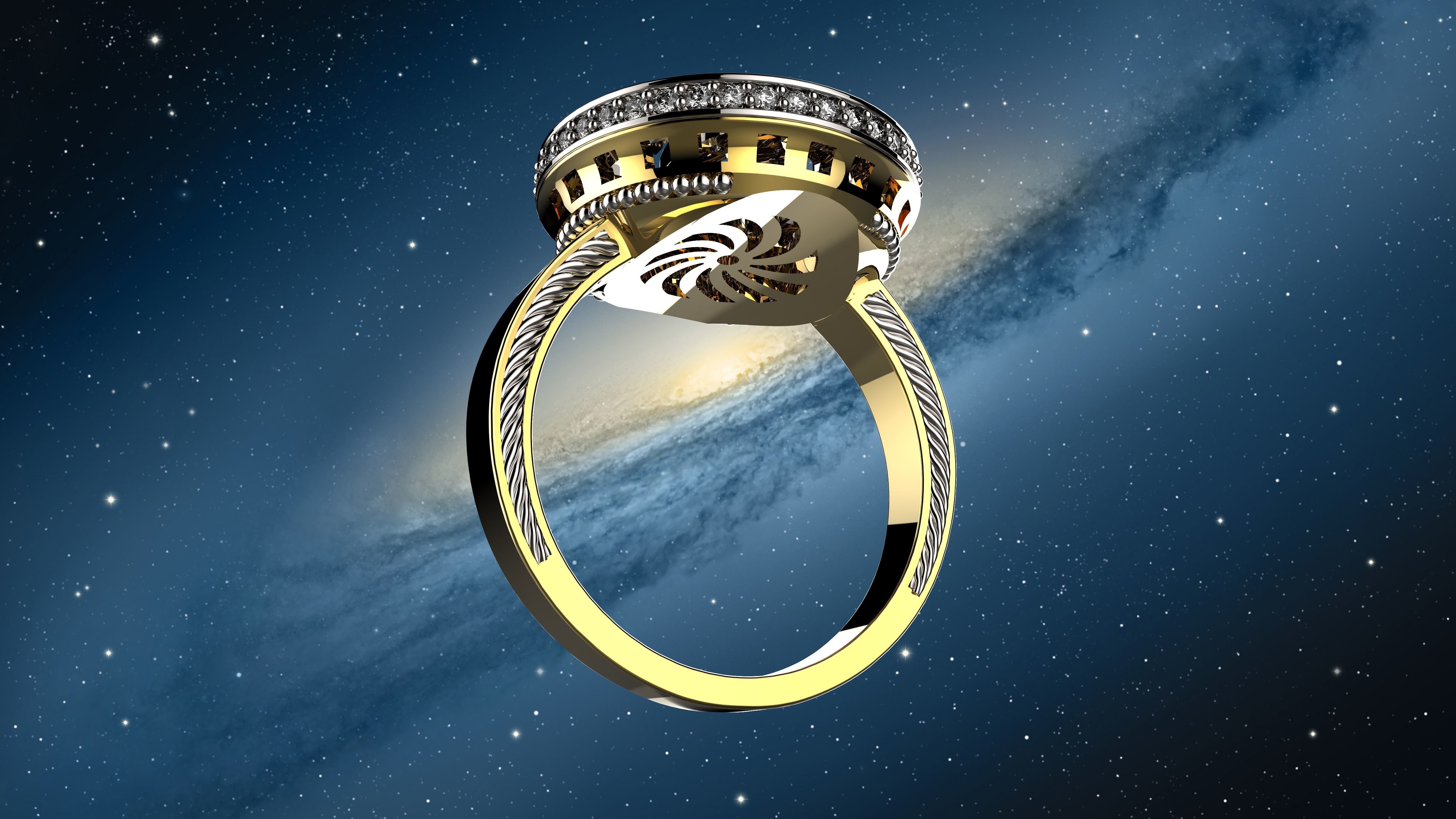RINGS N J007 3D print model_5