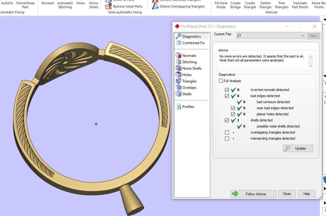RINGS N J007 3D print model_8