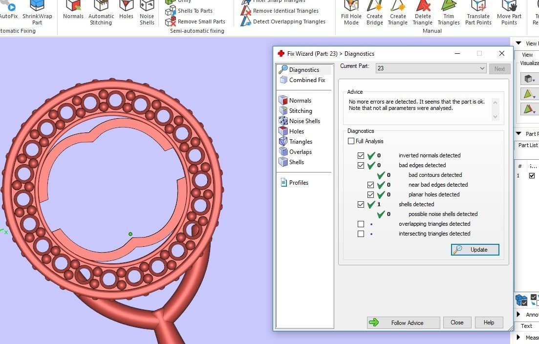 RINGS N J007 3D print model_10