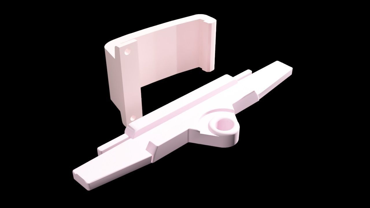 3D DJI Mavic Pro Remote Controller Neck Strap  3D print model_4