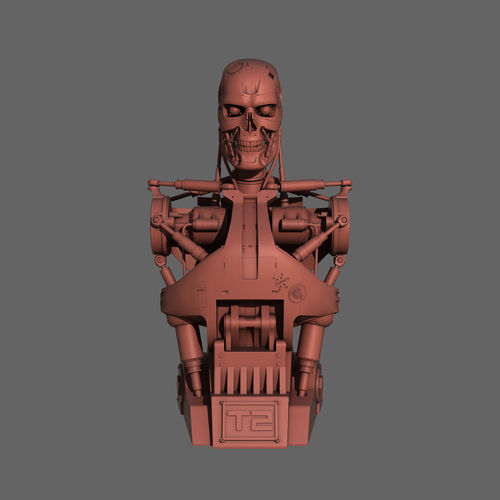 Terminator T-800 Torso Bust for 3d printing 3D print model