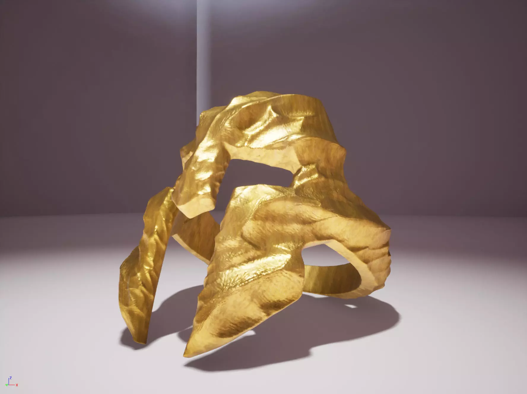 Spartan Volcano Ring 3D Printing 3D print model_0