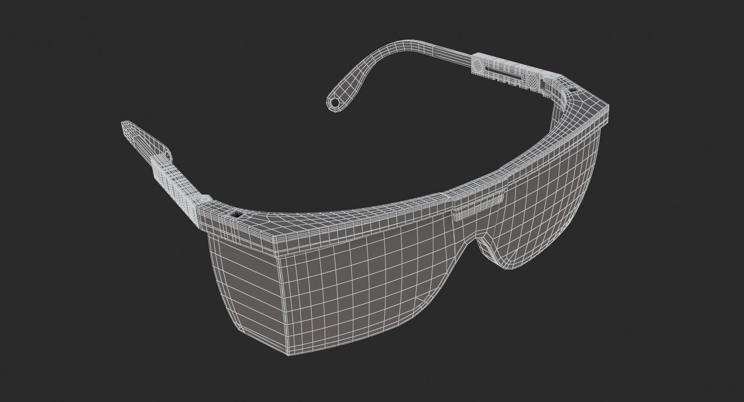 Safety Glasses 3D model_8