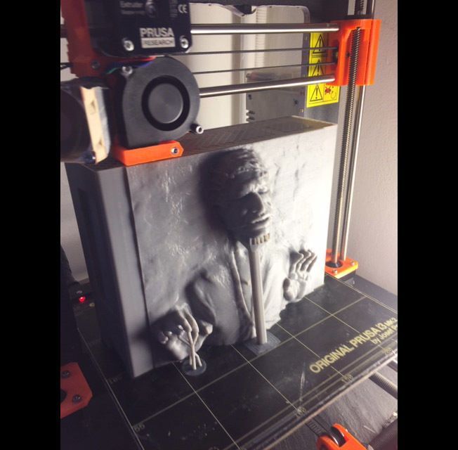 Solo in carbonite HQ 3D printable 1-4 Scale 62cm 3D print model_8