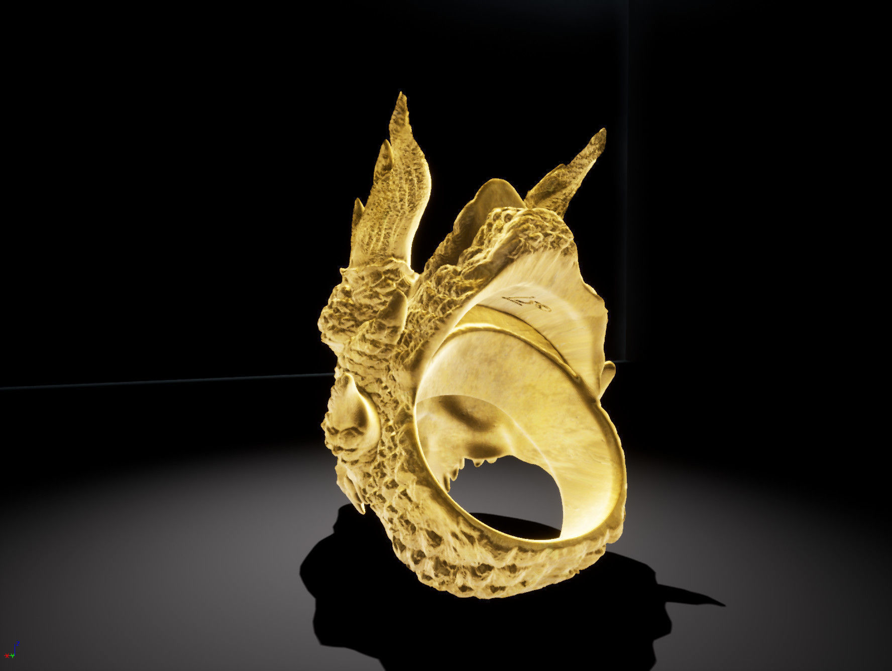 Dragon Ring  3d printing 3D print model_5
