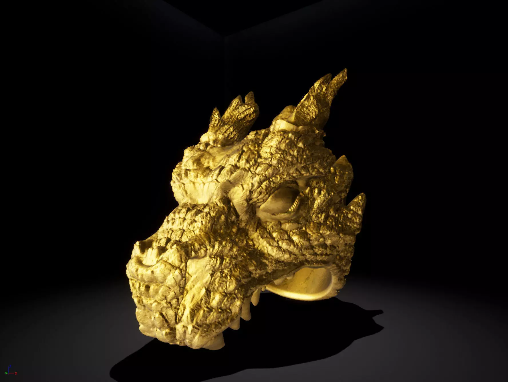 Dragon Ring  3d printing 3D print model_0