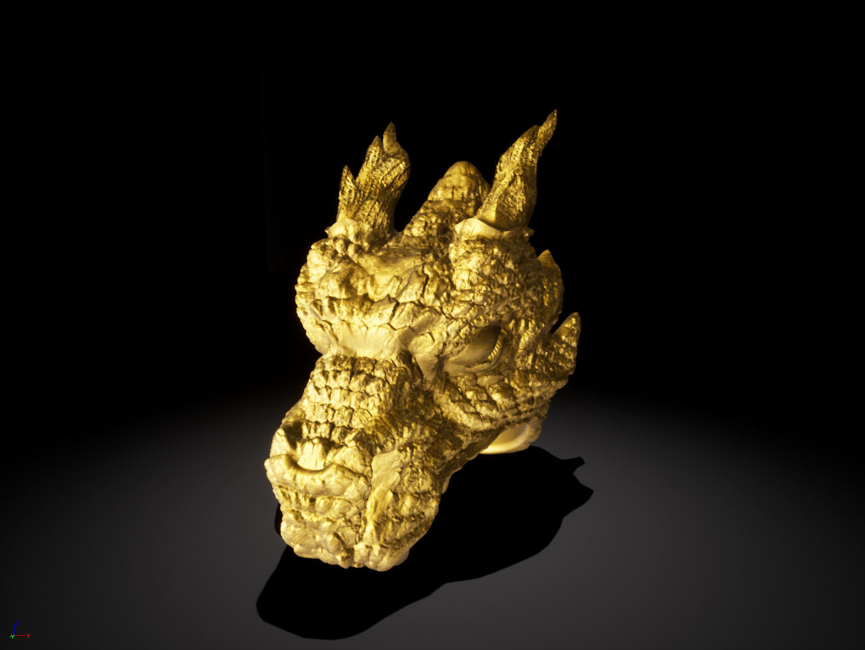Dragon Ring  3d printing 3D print model_1