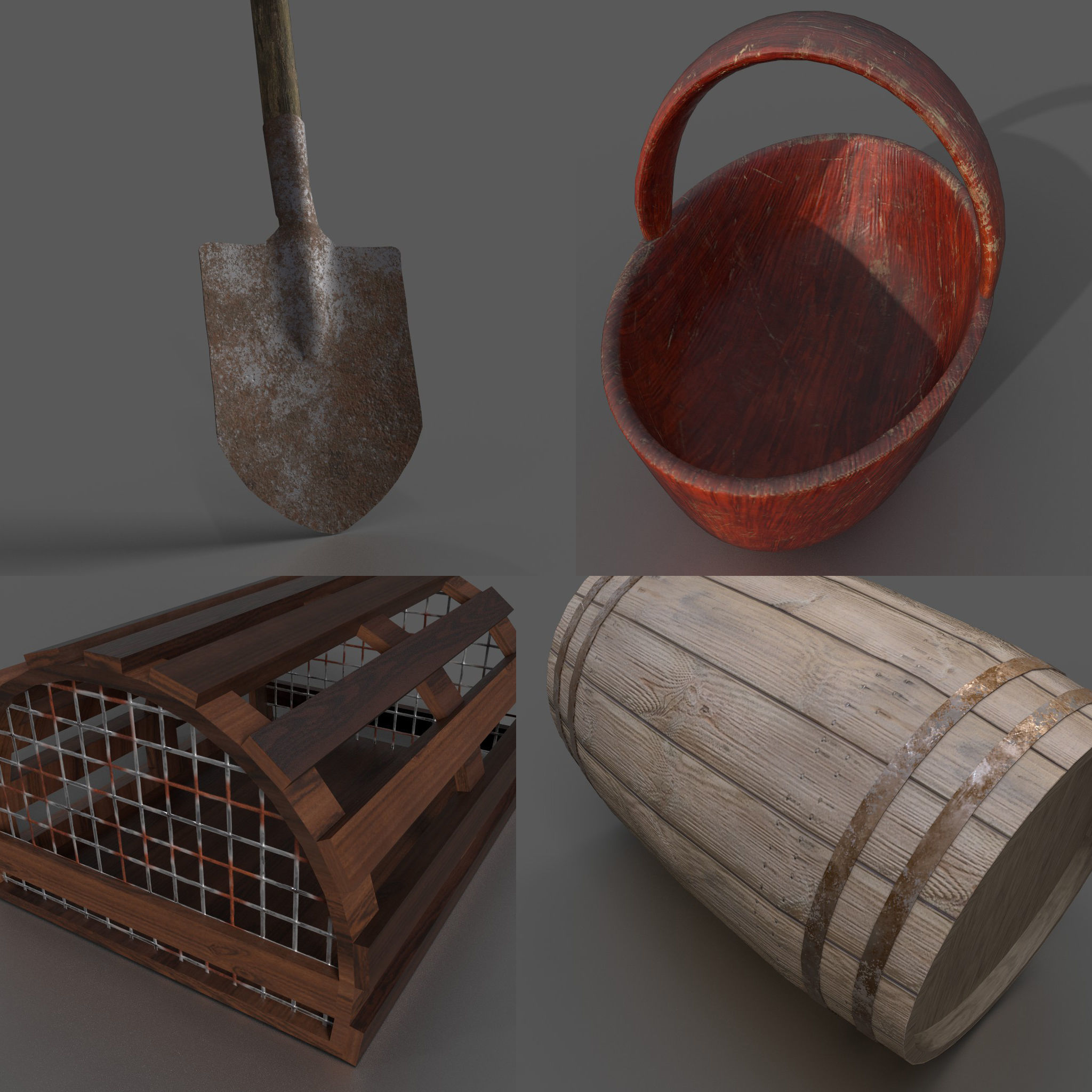 Farmer Tools Pack 1 3D model_14