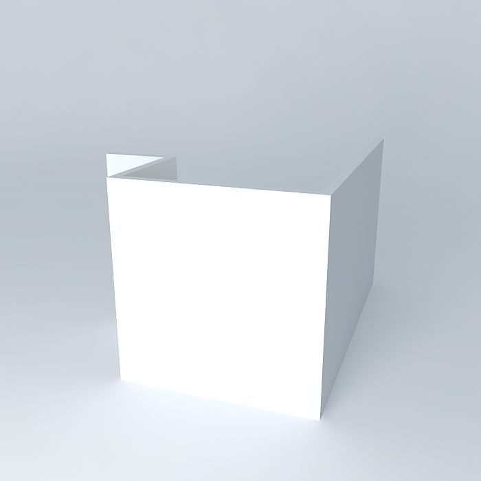 Child room Low-poly 3D model_2