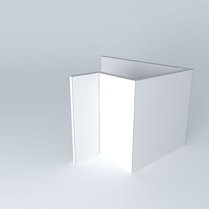 Child room Low-poly 3D model_5