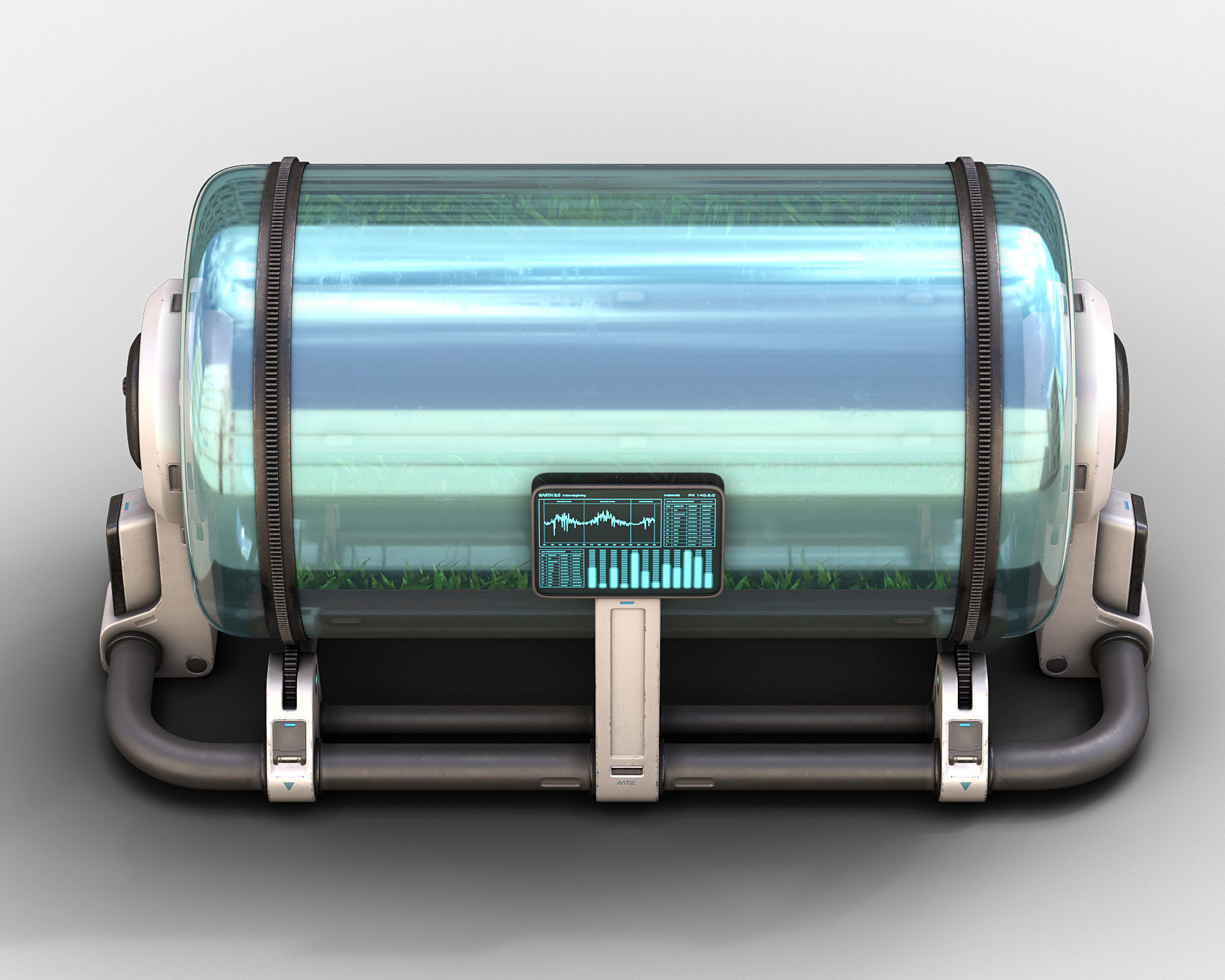 Plant Incubator 02 3D model_2