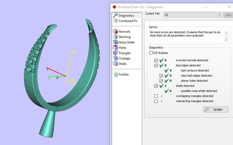 A RINGS N 2 ring with amethyst and diamonds 3D print model_9