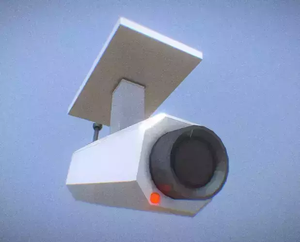Security Camera - Low-Poly Version Low-poly 3D model