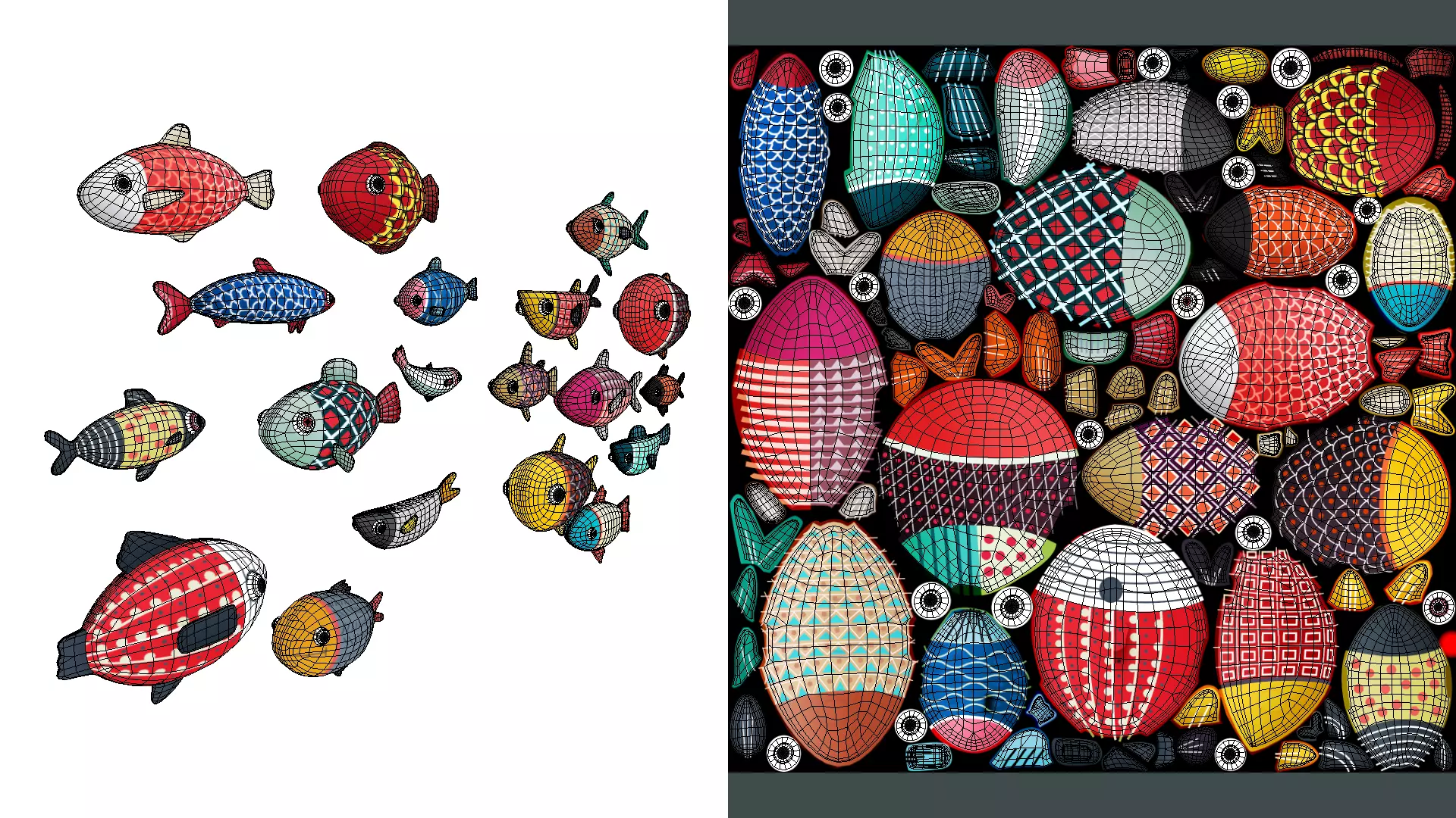 Cartoon Fish  Low-poly 3D model_0