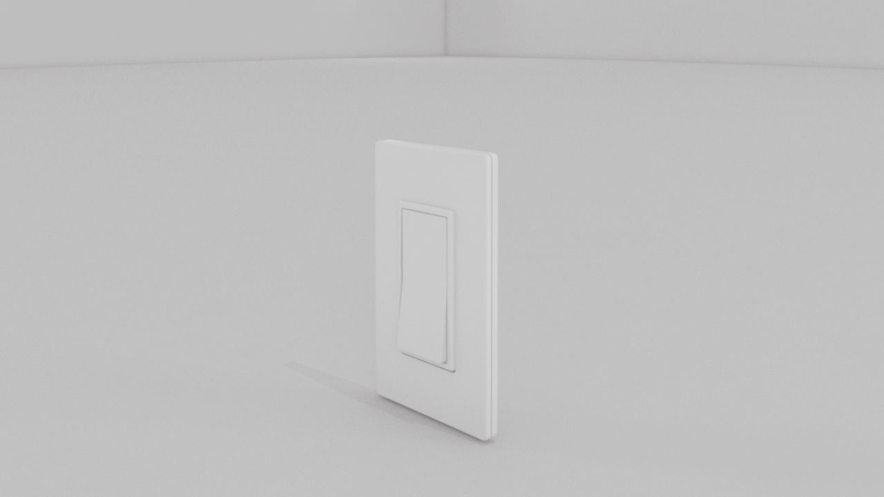 accesorios electricos Low-poly 3D model_2