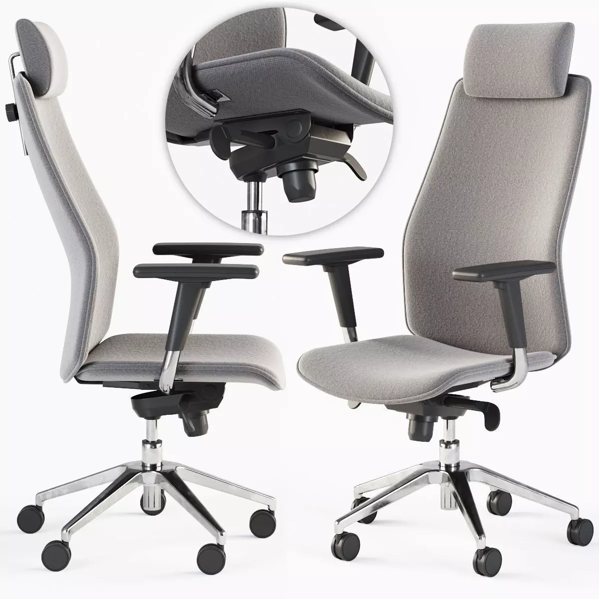 New Style Solo Office chair 3D model_0