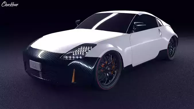 Sports car model 3D model