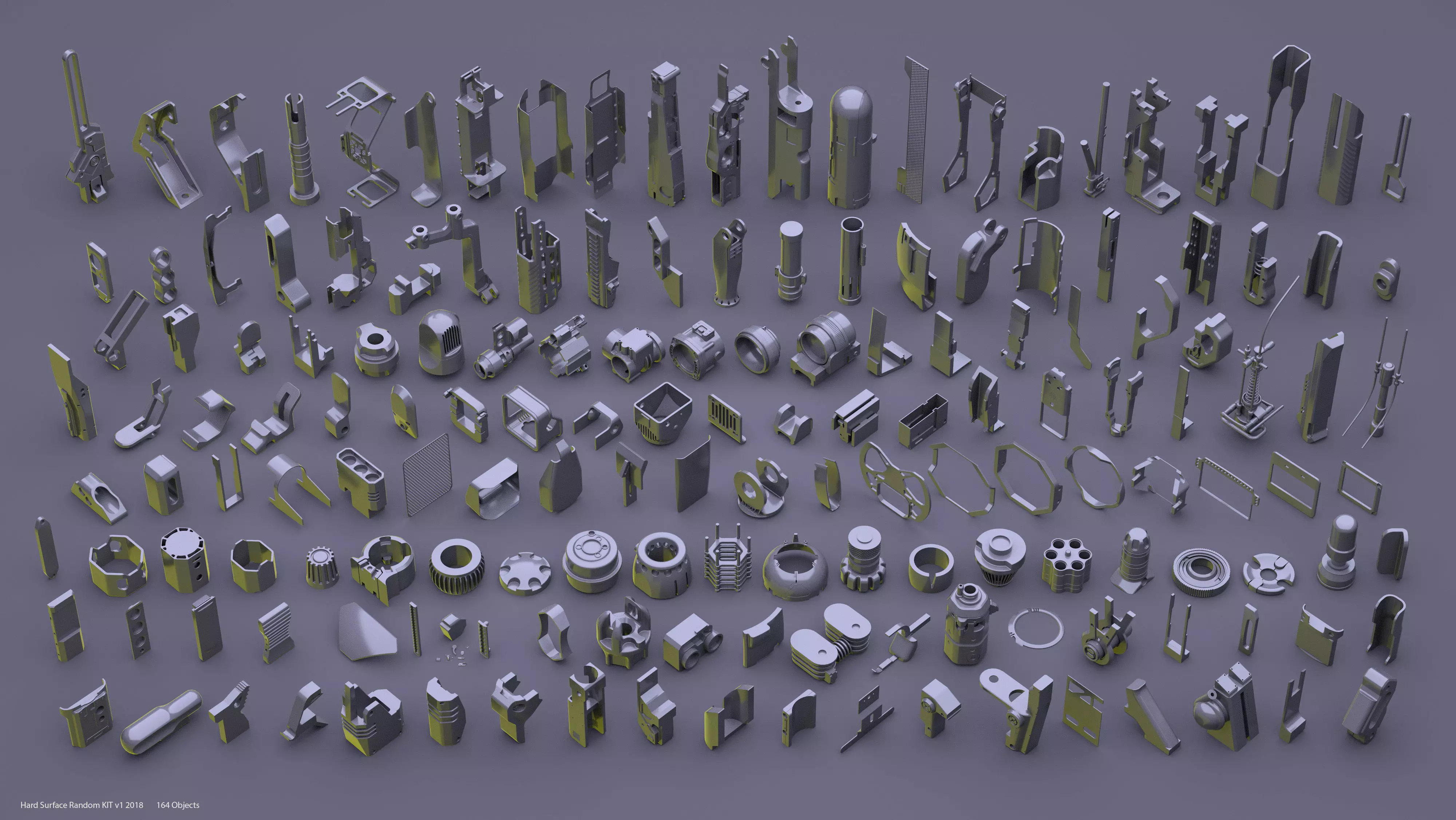 HardSurface Random KIT v1 3D model