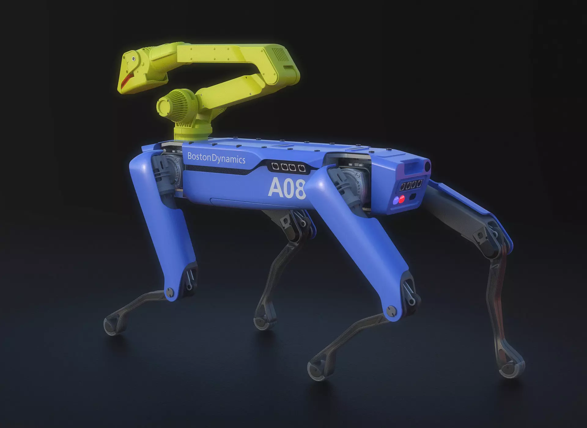 SpotMini robotic dog 3D model_0