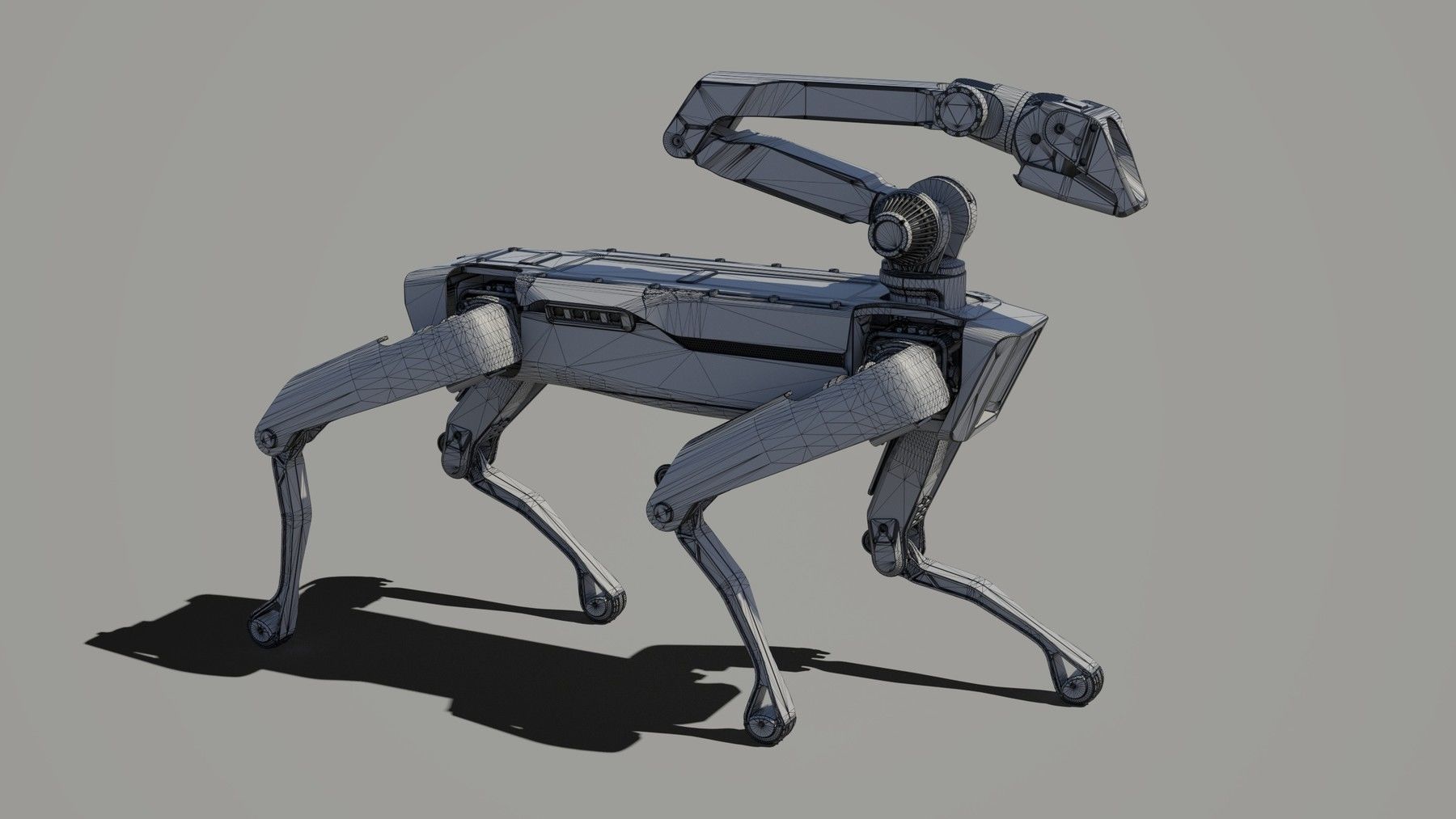 SpotMini robotic dog 3D model_2