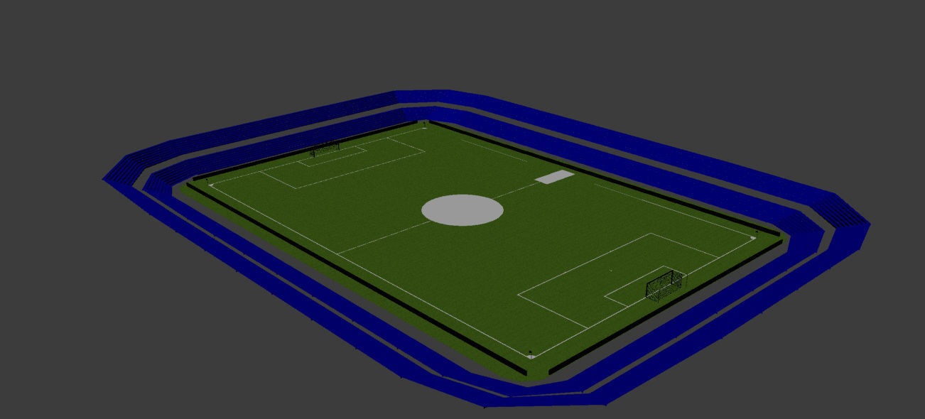 Base of a square stadium in Rhino 3D 3D print model_2
