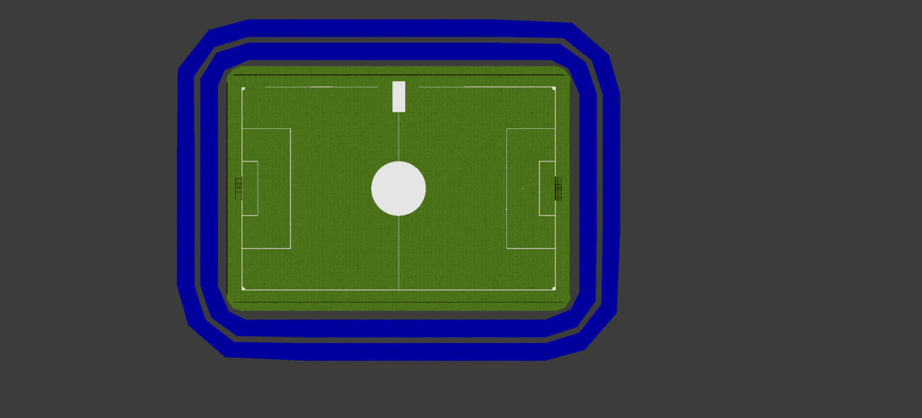 Base of a square stadium in Rhino 3D 3D print model_1
