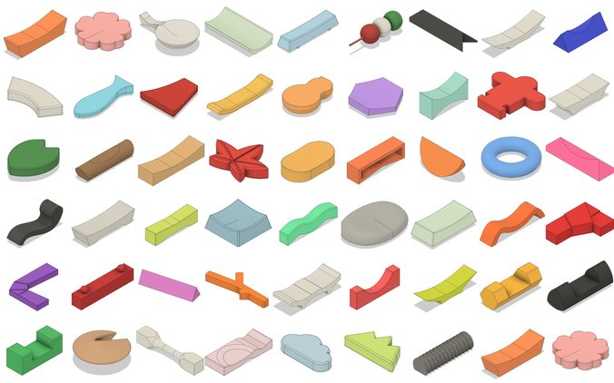 Over 40 Chopstick Rests 3D print model