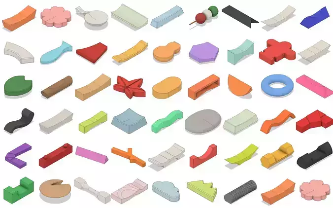 Over 40 Chopstick Rests 3D print model