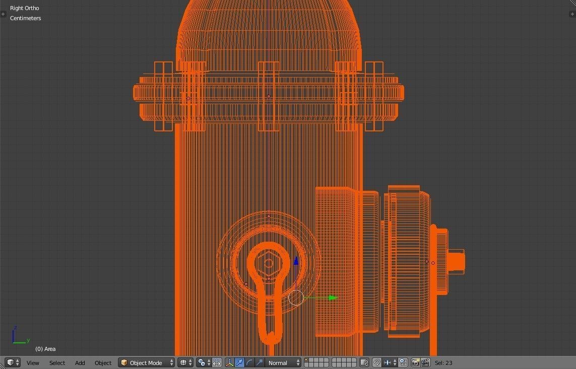 Fire Hydrant 20 - Patriotic American Flag Fireplug 3D model_22