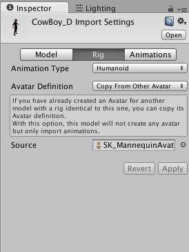 Cowboy Low Poly GameREADY Unity3D Low-poly 3D model_15