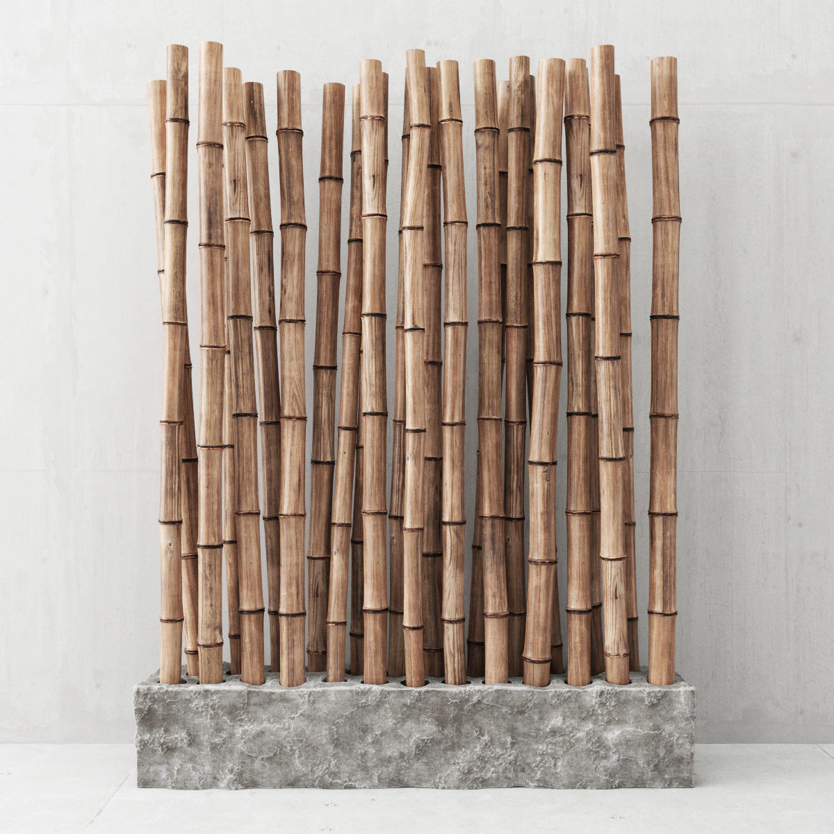 Bamboo decor n25 3D model_1