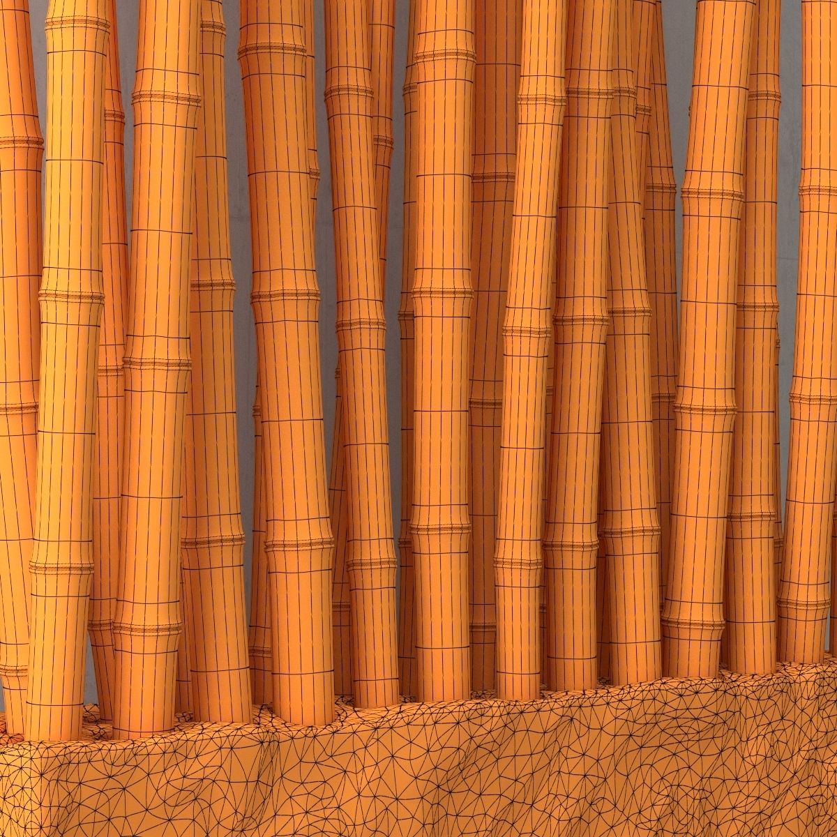 Bamboo decor n25 3D model_6