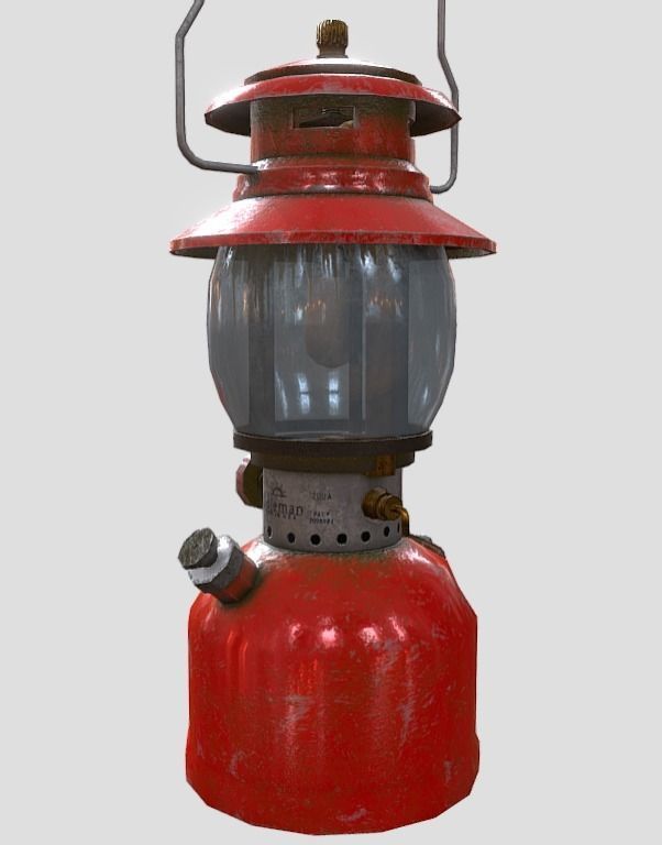 Coleman Lantern Low-poly 3D model_2