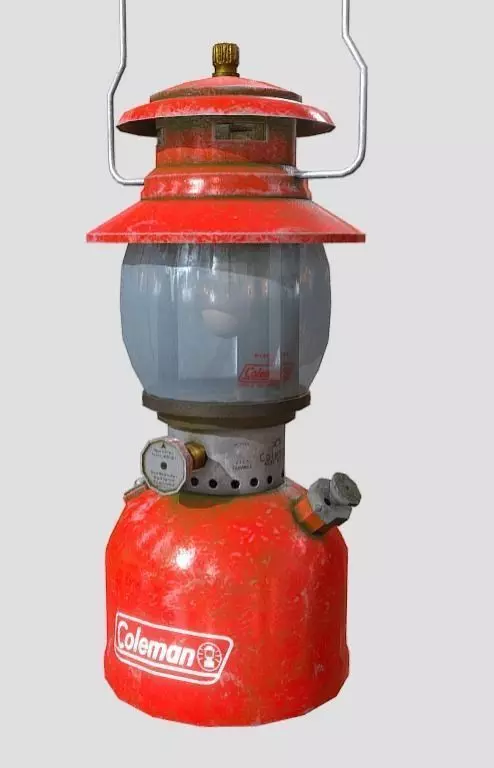 Coleman Lantern Low-poly 3D model_0