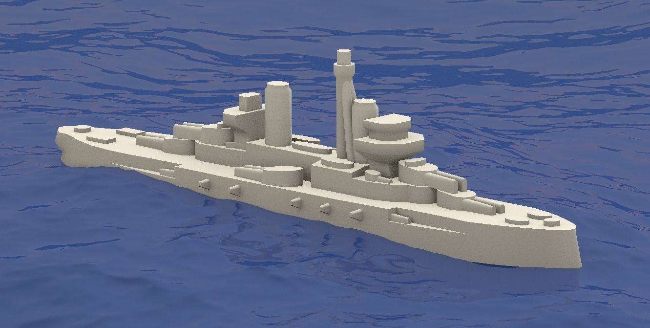 Dreadnought Minas Gerais 3D print model_8